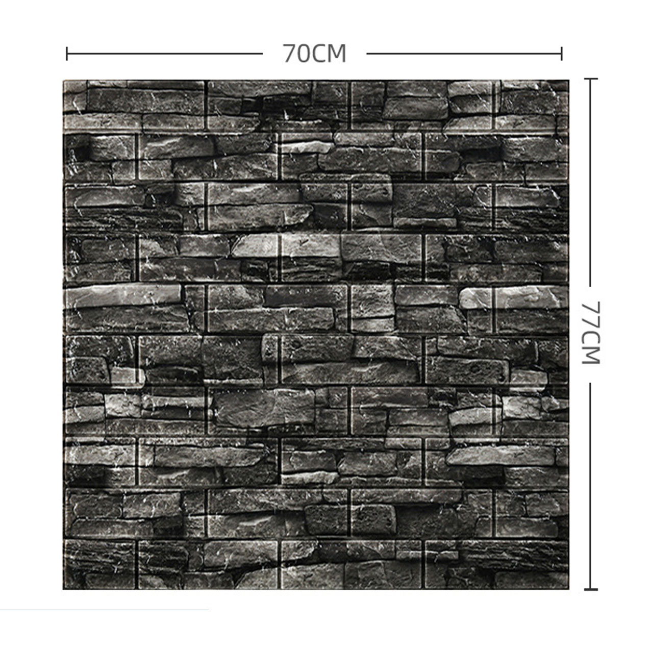 <strong>High quality waterproof wallpaper anti-colision self-adhesive 3d PE foam wall brick sticker for home</strong>